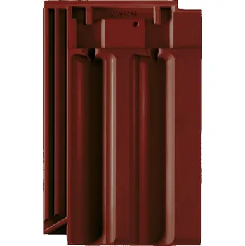 Střešní krytina CREATON LENTI Základní taška 1/1 Vínově červená engoba