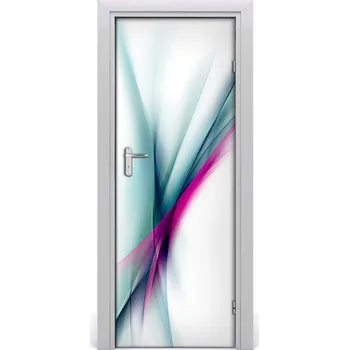 Fototapeta Samolepící fototapeta na dveře Abstrakce vlny 75x205 cm