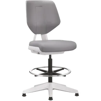 Jídelní židle FELIPE W židle provozní, kříž bílý, šedá