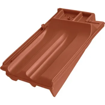 betonová krytina BRAMAC Granát 13 Taška připojení hřebene pravá Měděná engoba