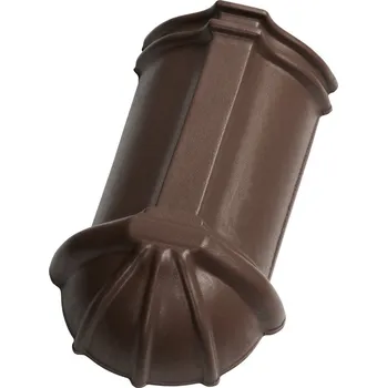 TONDACH Hřebenáč JIRČANY a STODO UH nárožní dlouhé č. 2 (š. 21 cm) ědá engoba