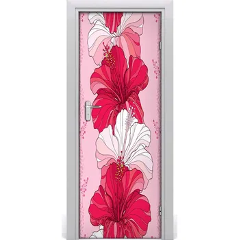 Fototapeta Samolepící fototapeta na dveře Hibiskus 75x205 cm
