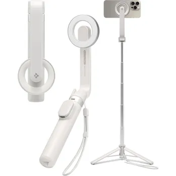 Selfie tyč SPIGEN S571W MAGSAFE BLUETOOTH SELFIE STICK TRIPOD DUNE BEIGE