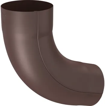 okap OKAPY POZINK LAKOVANÉ ZAMBELLI Pozink-lak svody 100 mm Koleno 72° pr.100 mm falcované RAL 8017 Hnědá