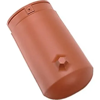 BRAMAC Hřebenáč kónický K SET Hřeb. začáteční + přích. + vrut Cihlově červená režná