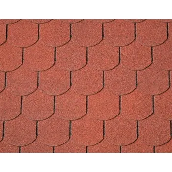 asfaltová šindel IKO BELGICKÉ Asfaltový šindel PLUS VICTORIAN PLUS NOVÝ Cihlově červená 10