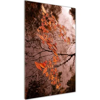 Obraz Vertikální Fotoobraz na skle Podzimní listí