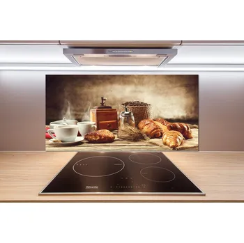 Obklad Skleněný panel do kuchynské linky Snídaně