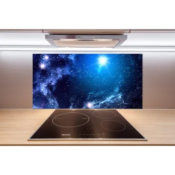 Obklad Skleněný panel do kuchynské linky Mlhovina