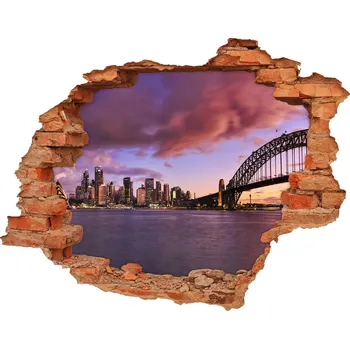 Fototapeta Fototapeta díra na zeď 3D Most w Sydney
