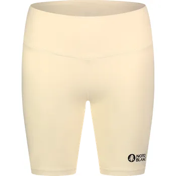 Dámské kalhoty Dámské krátké fitness legíny NORDBLANC NBSPL8036 BÉŽOVÁ 42