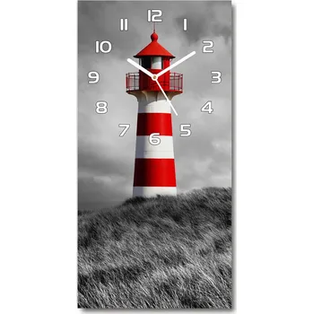 Hodiny Nástěnné hodiny tiché Maják