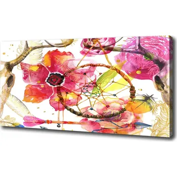 Obraz Moderní obraz canvas na rámu Květinový vzor