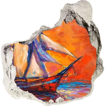 Fototapeta Foto fotografie díra na zeď Vesmírná loď