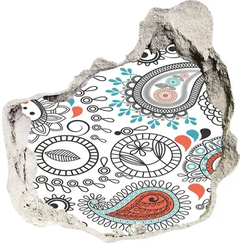 Fototapeta 3D díra nálepka Ornamenty