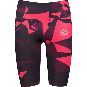 Dámské kalhoty Dámské legíny nad kolena premium ALTISPORT VOJ/ALW080LEG02 WINE-RED XL