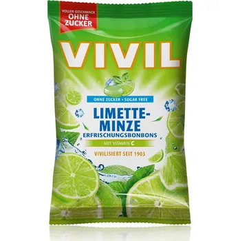 Bonbon Vivil Erfrischungsbonbons Limette-Minze 120g