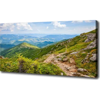 Obraz Foto obraz na plátně Zelené pahorky