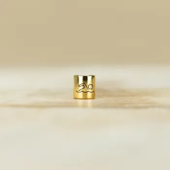 Dětské navlékací korálky Plavání Barva: Zlatá