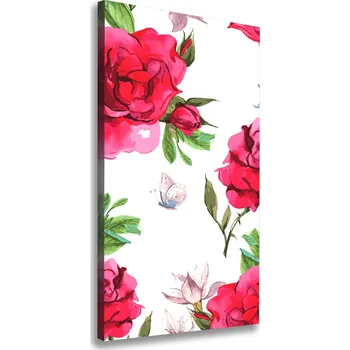 Obraz Vertikální Foto obraz na plátně Červené růže