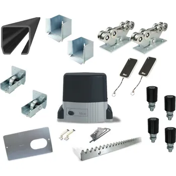 Sada pro posuvnou samonosnou bránu do šíře 11m - 1000kg - C140x140Fe - THOR1500KIT