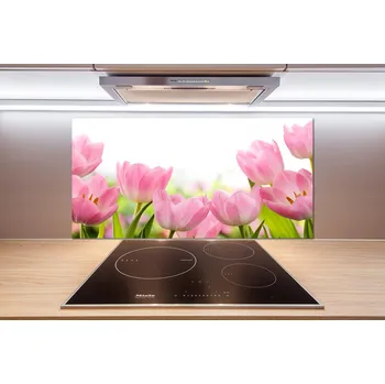 Obklad Panel do kuchyně Růžové tulipány