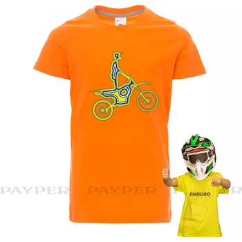 Chlapecké tričko payper Kids 02 Barva: oranžová 02000, Velikost: 7/8