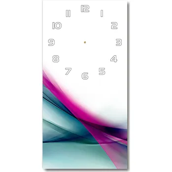 Hodiny Nástěnné hodiny tiché Abstrakce vlny