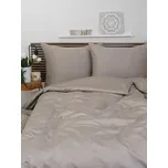 MK Lůžkoviny Francouzské saténové povlečení - Diana šedohnědé 218702982