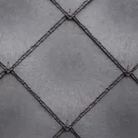 EKOTERNIT Plastová břidlice FORTEGA Flexi 42 415 x 415 mm (EB2) Černá