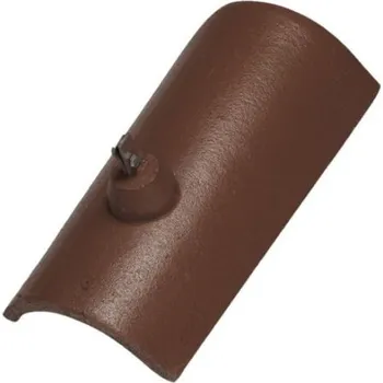 betonová krytina BRAMAC Hřebenáč EU Protector PLUS Hromosvodový hřebenáč s přích. Tmavě hnědá