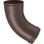 OKAPY POZINK LAKOVANÉ ZAMBELLI Pozink-lak svody 80 mm Výtokové koleno 72° RAL 8017 Hnědá