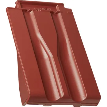 pálená krytina TONDACH Renoton 14 (Brněnka 14) HRANICE Okrajová taška levá Červená engoba