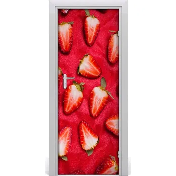 Fototapeta Fototapeta na dveře samolepící jahody 85x205 cm