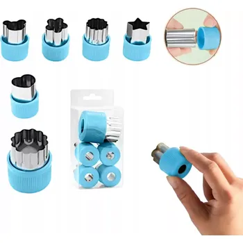 Vykrajovátko Formy na zdobení dortů vykrajovátka na ovoce cukroví 6 ks