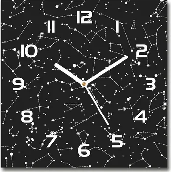 Hodiny Skleněné hodiny čtverec Hvězdokupy