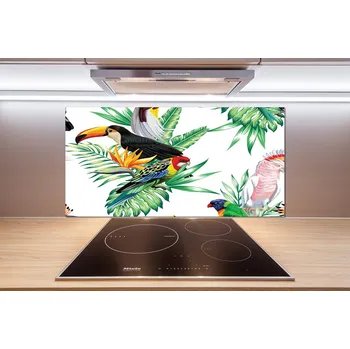 Obklad Panel do kuchyně Tropičtí ptáci