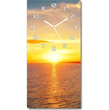 Hodiny Nástěnné hodiny Západ slunce moře