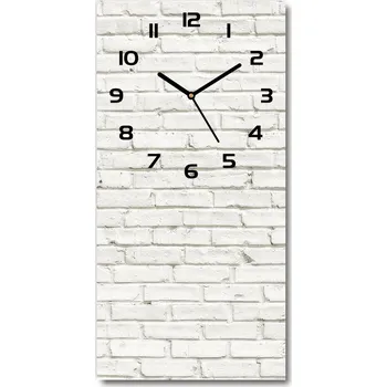 Hodiny Nástěnné skleněné hodiny Zděná zeď