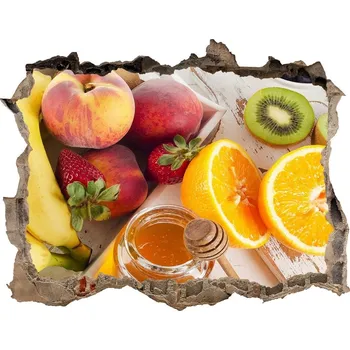 Fototapeta Samolepící nálepka beton Ovoce a med