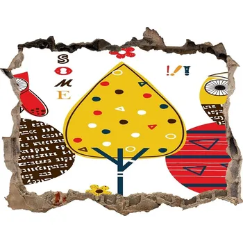 Fototapeta Samolepící nálepka na zeď Sovy na stromě