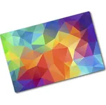 Kuchyňská deska velká skleněná Geometrické pozadí