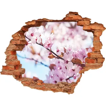 Fototapeta Samolepící díra nálepka Květy višně