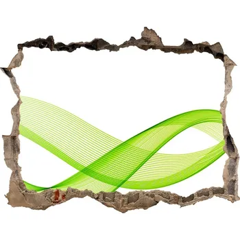 Fototapeta Díra 3D fototapeta nálepka Barevné vlny