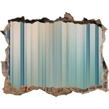 Fototapeta Díra 3D fototapeta na stěnu Modré pásky