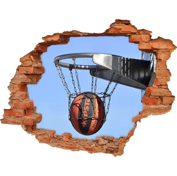 Fototapeta Foto fotografie díra na zeď Basketball