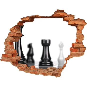 Fototapeta Samolepící díra na stěnu Šachová figurka