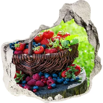 Fototapeta Samolepící nálepka Koš lesního ovoce