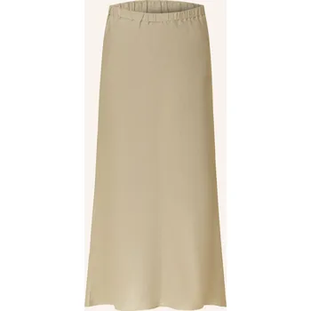 Dámská sukně Mrs & Hugs Dámská Lněná Sukně, olivová, 36