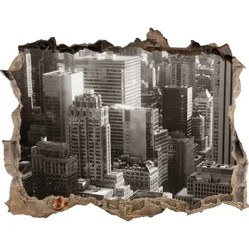 Fototapeta Fototapeta díra na zeď 3D New York